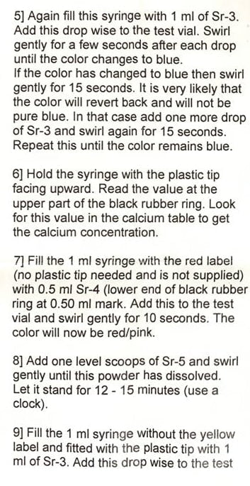 SALIFERT Strontium Profi Test kit for saltwater (Sr) - Image 4