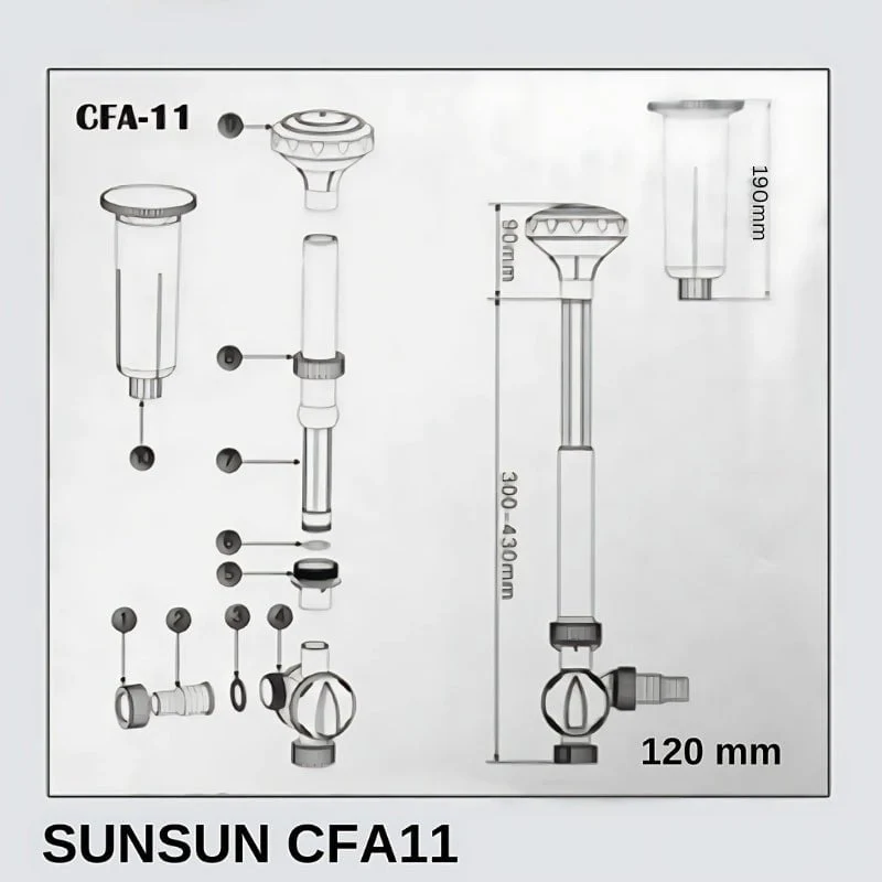 SUNSUN Fountain Pipe (Various size) - Image 14
