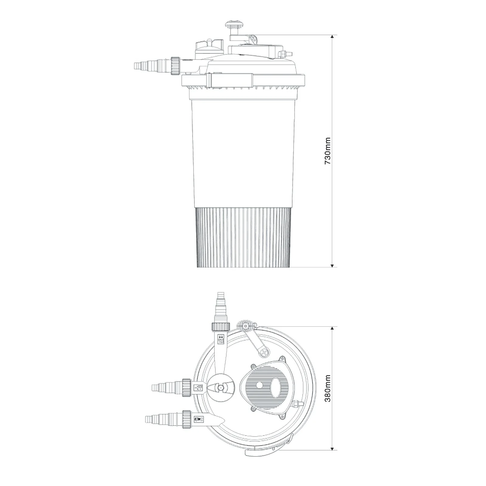 SUNSUN CPF-15000 / CPF-20000 Pond filter - Image 7