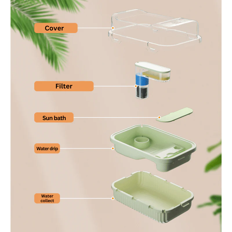SUNSUN FG-U3F/FG-U6F Turtle tank with filter - Image 5