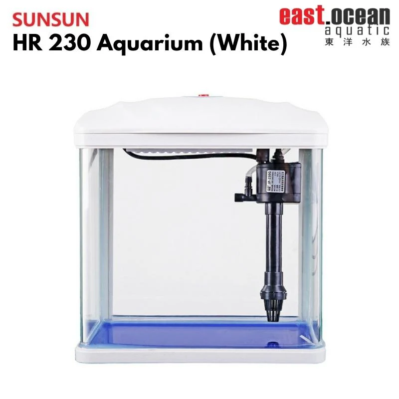 SUNSUN HR-230 Aquarium (23cm) - Tank Only (Black / White) - Image 4