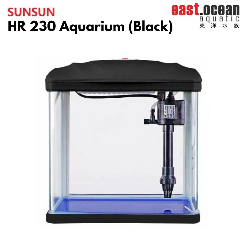 SUNSUN HR-230 Aquarium (23cm) - Tank Only (Black / White) - Image 5