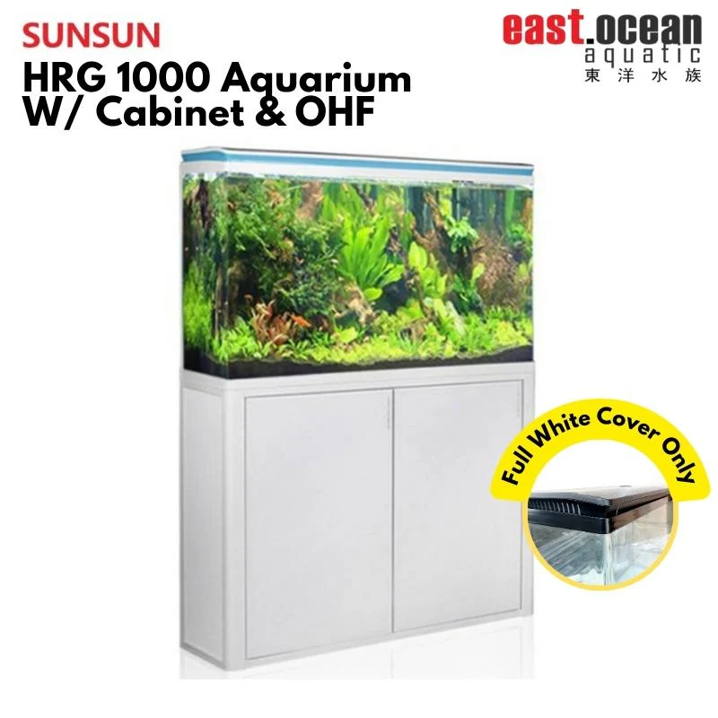 SUNSUN HRG-1000 Aquarium (100cm) Set - Tank & Cabinet (Black & White) - Image 3