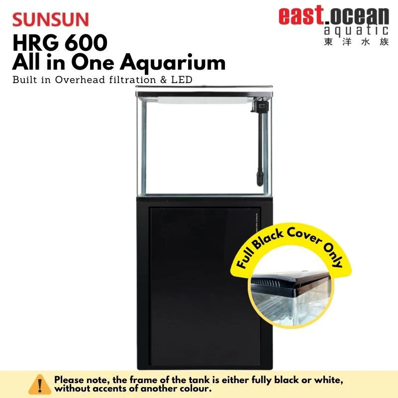 SUNSUN HRG-600 Aquarium (60cm) Set - Tank & Cabinet (Black & White) - Image 5