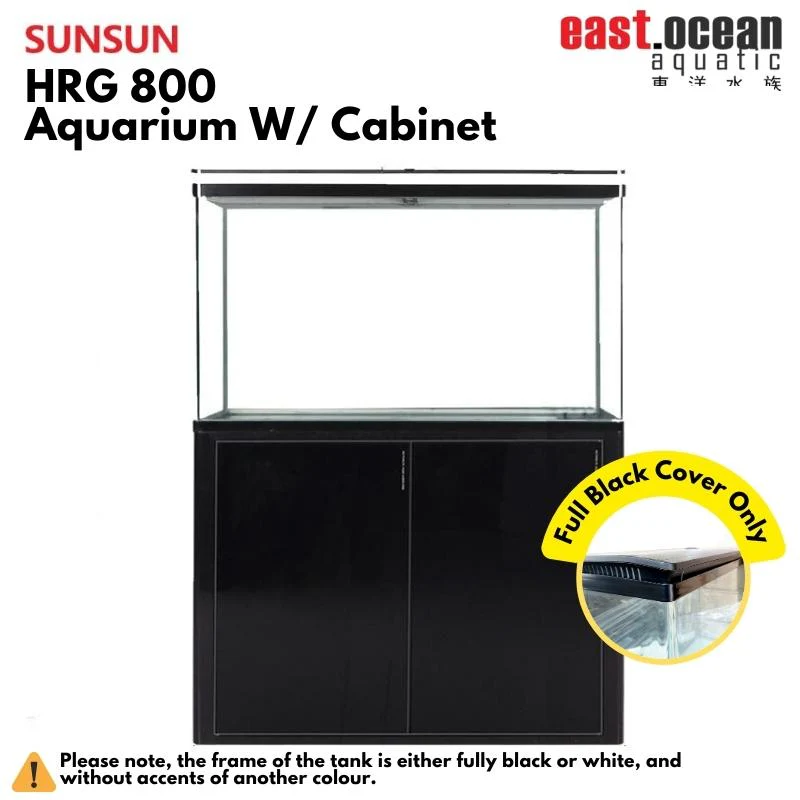 SUNSUN HRG-800 Aquarium (80cm) Set - Tank & Cabinet (Black & White) - Image 3