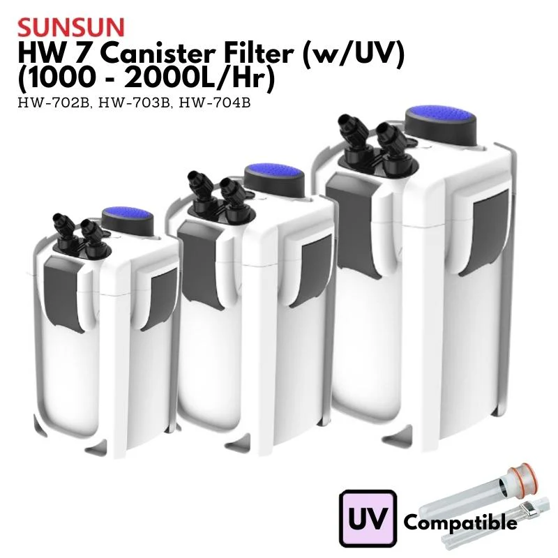 SUNSUN HW Canister Filter (UV Compatible) (2ft-4ft aquarium)