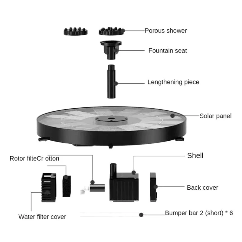 SUNSUN JSP-01 Solar Pond Floating Pump - Image 5