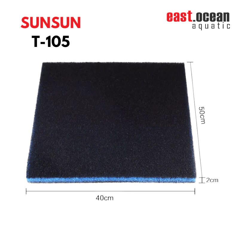 SUNSUN T-105 Sponge with carbon (40x50x2cm)