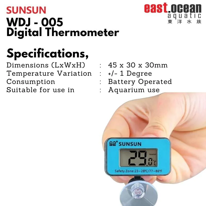 SUNSUN WDJ-005 Digital Thermometer - Image 2