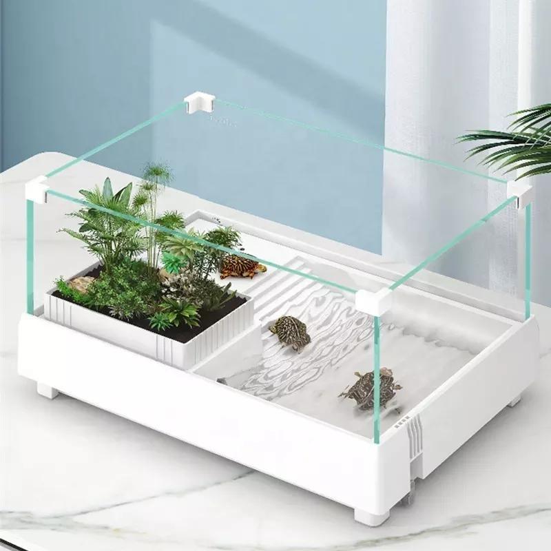 SUNSUN XGG-500 Turtle Tank (49cm) (w/ Garden Plot & Stairs) - Image 7