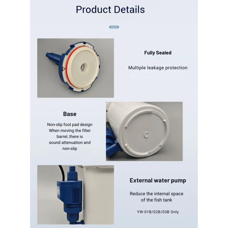 SUNSUN YW-02A/03B Canister filter (for low level tank) - Image 9