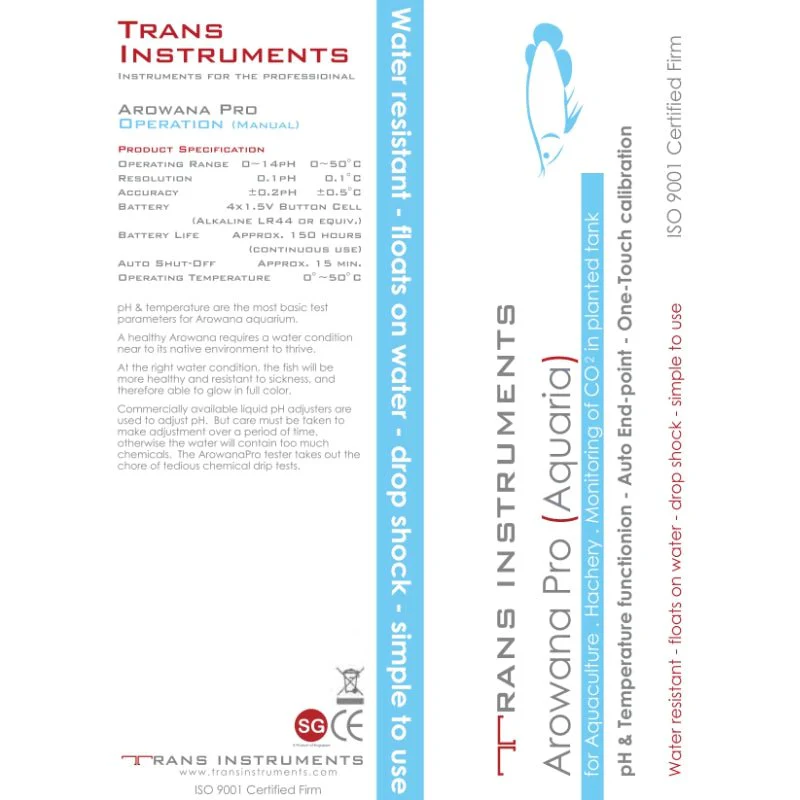 TRANS INSTRUMENT Arowana Pro pH Temperature pen - Image 2