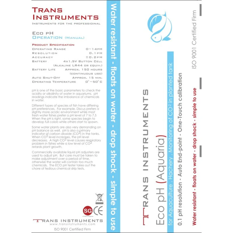 TRANS INSTRUMENT Eco pH+ pen (pH test) - Image 2