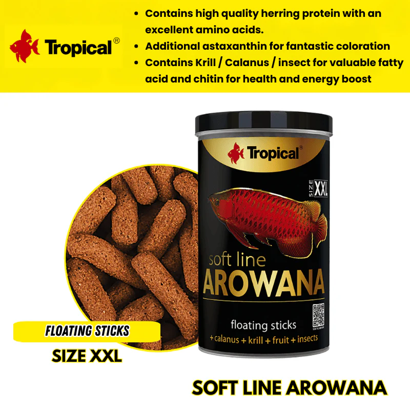 Tropical Soft Line Arowana Size XXL (Premium color enchancer)