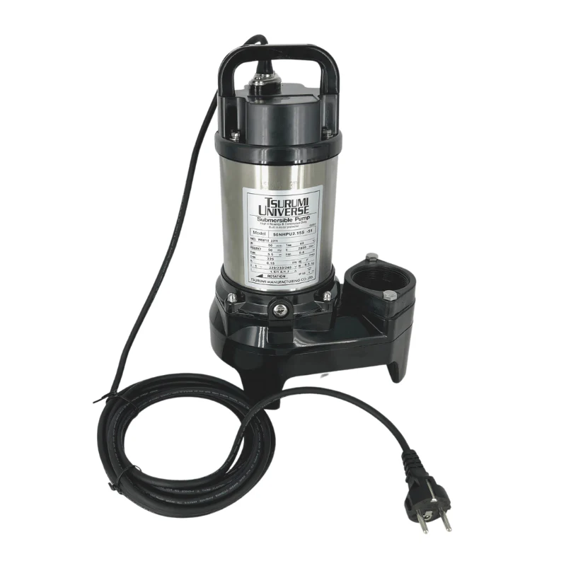 Tsurumi Submersible Sewage Pump - 50NHPU2.15S (No Float) - Image 2