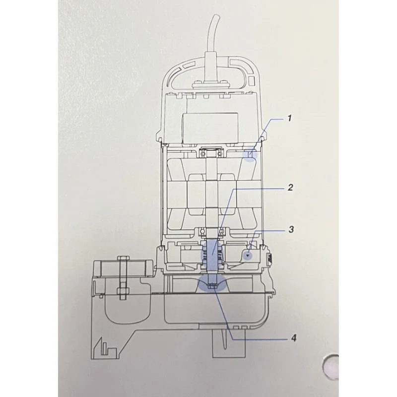 Tsurumi Submersible Sewage Pump - 50NHPU2.15S (No Float) - Image 6