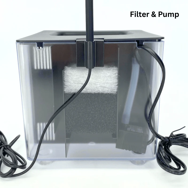 UP AQUA CA-ET-003 Nano tank with light/usb (black/white) - Image 4