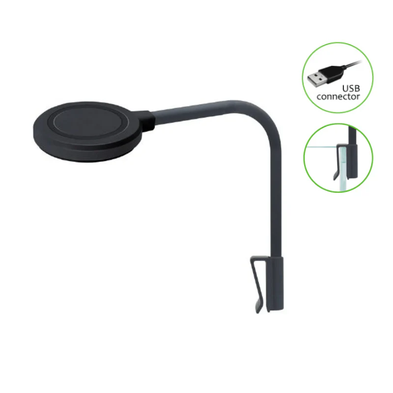 UP AQUA CA-L6-SD-B Mini Disc Clip Light (USB) (Black) - USB Connector - Image 4