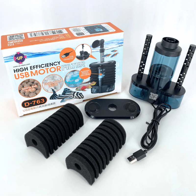UP AQUA D-763 USB Motor High Efficiency pneumatic filter - Image 4