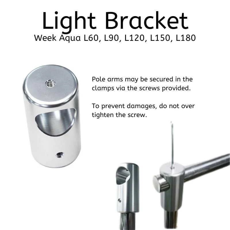 Week Aqua L Lighting Bracket (60/90/120/150/180cm) - Image 4