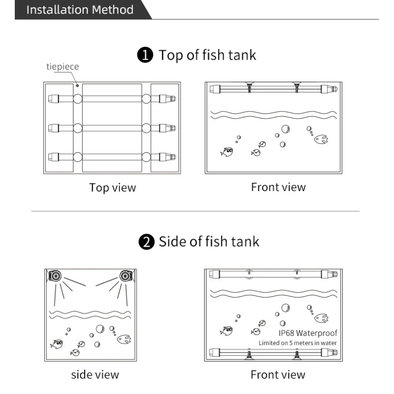 Week Aqua T8 PRO Submersible Tanning Light (60-150cm) (Controllable) - Image 5