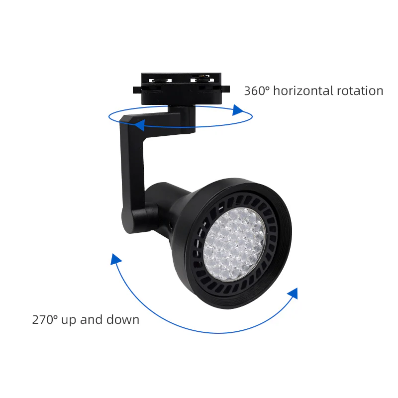 Week aqua Y30 LED Spotlight Black - Image 5