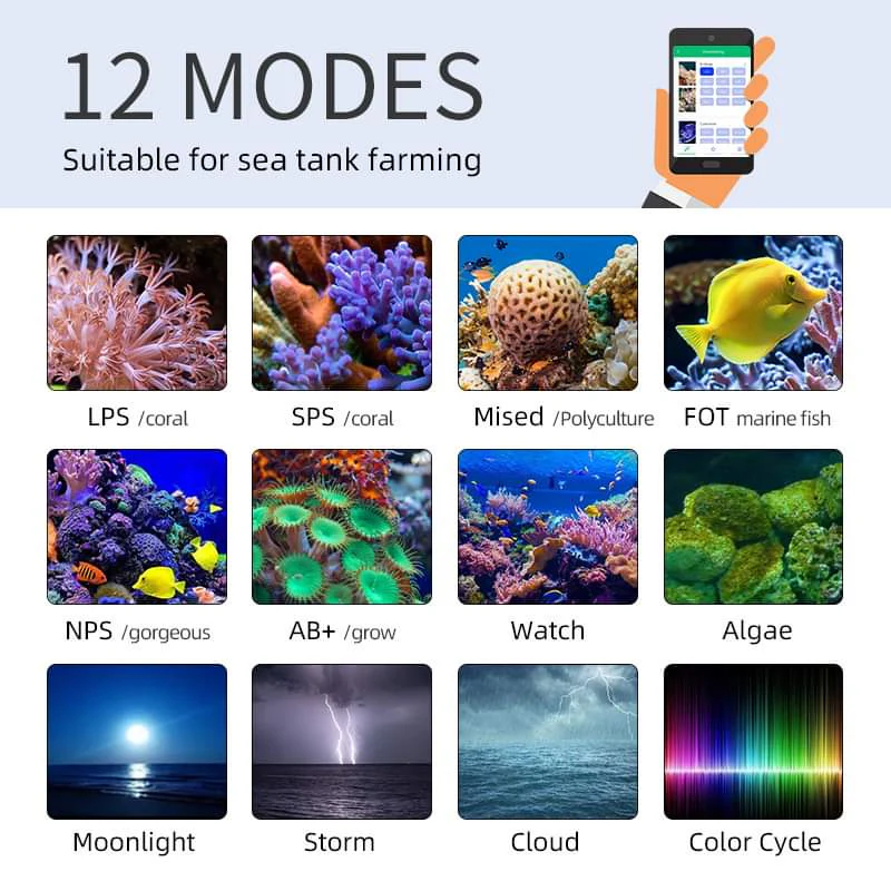 Week aqua Z400SEA Marine light (Reef LED aquarium lamp) - Image 5