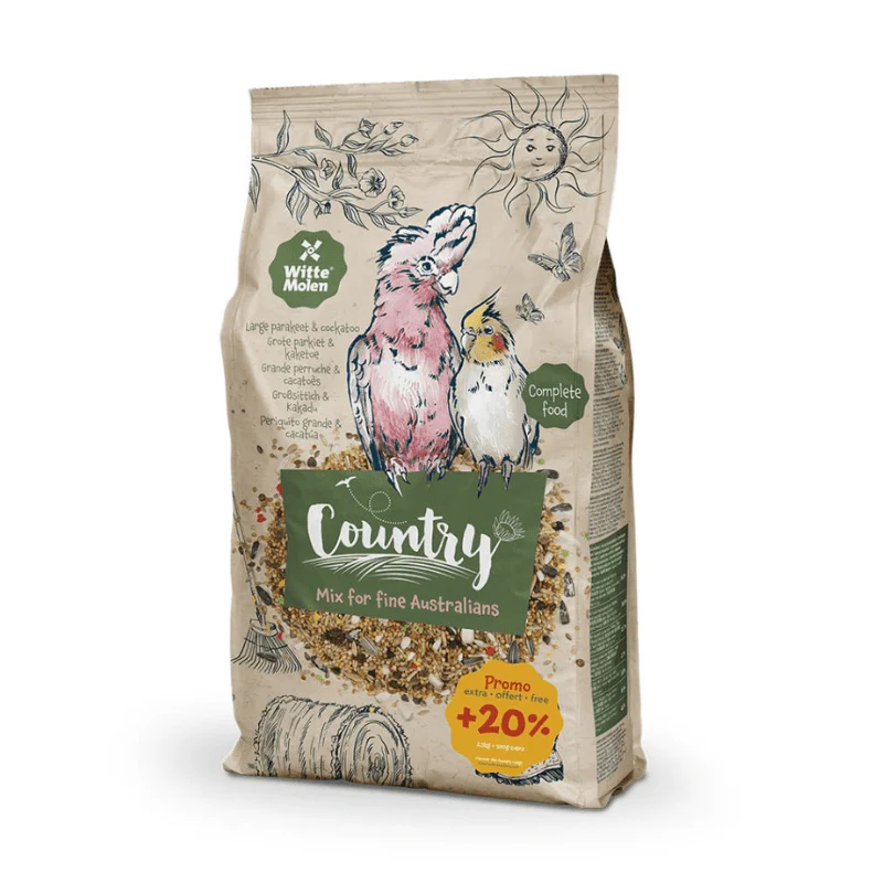 WITTE MOLEN Country Large Parakeet & Cockatoo (0.55/2.5/3kg) - Image 6