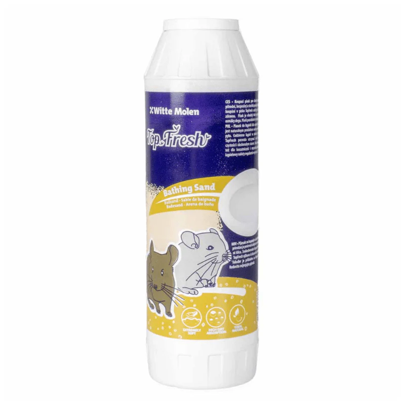 WITTE MOLEN TopFresh Chinchilla Bathing Sand | Dust Free Small Animal Sand Bath - Image 7