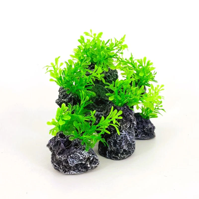 Zhen De Decoration - Rock Formation w/ Plants - 155S - Image 2