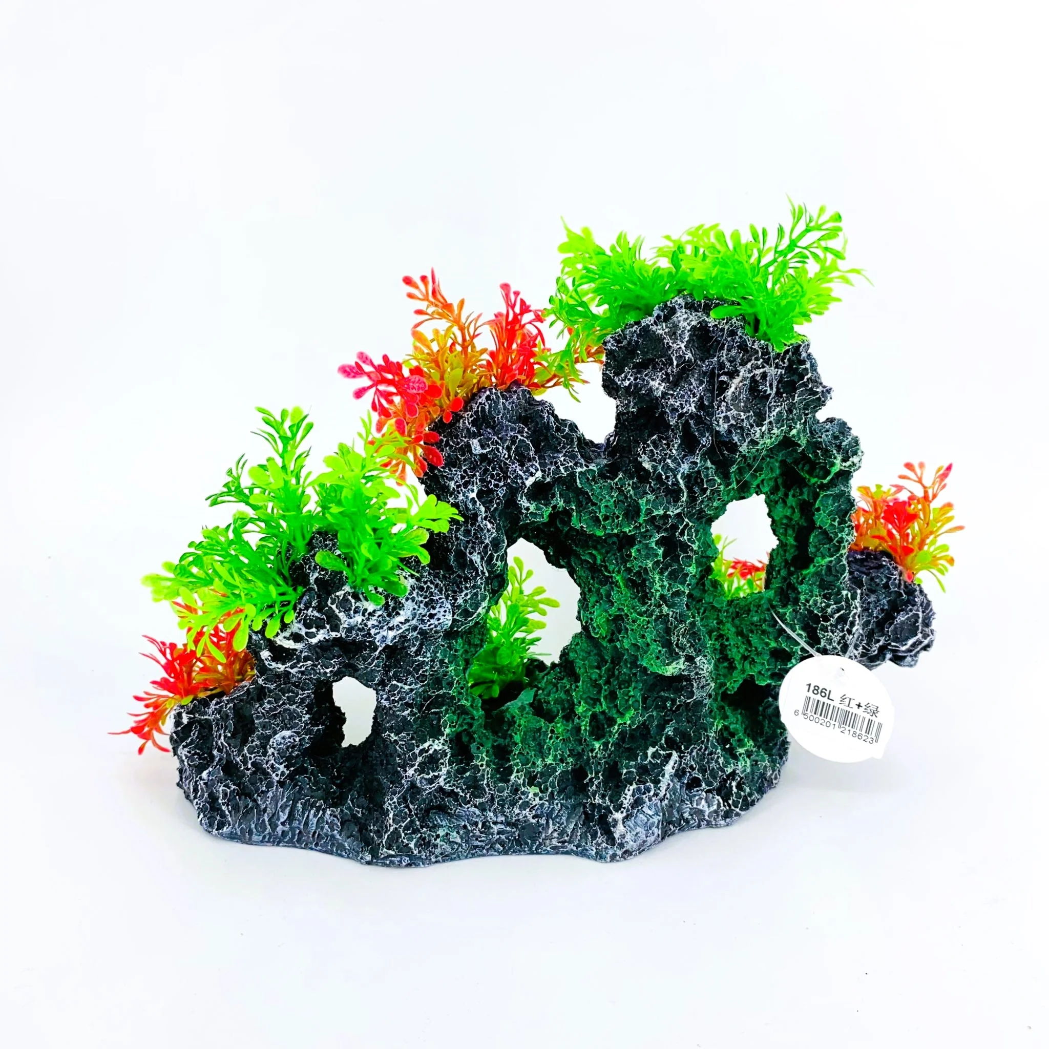 Zhen De Decoration - Rock Formation w/ Plants - 186LRG - Image 2