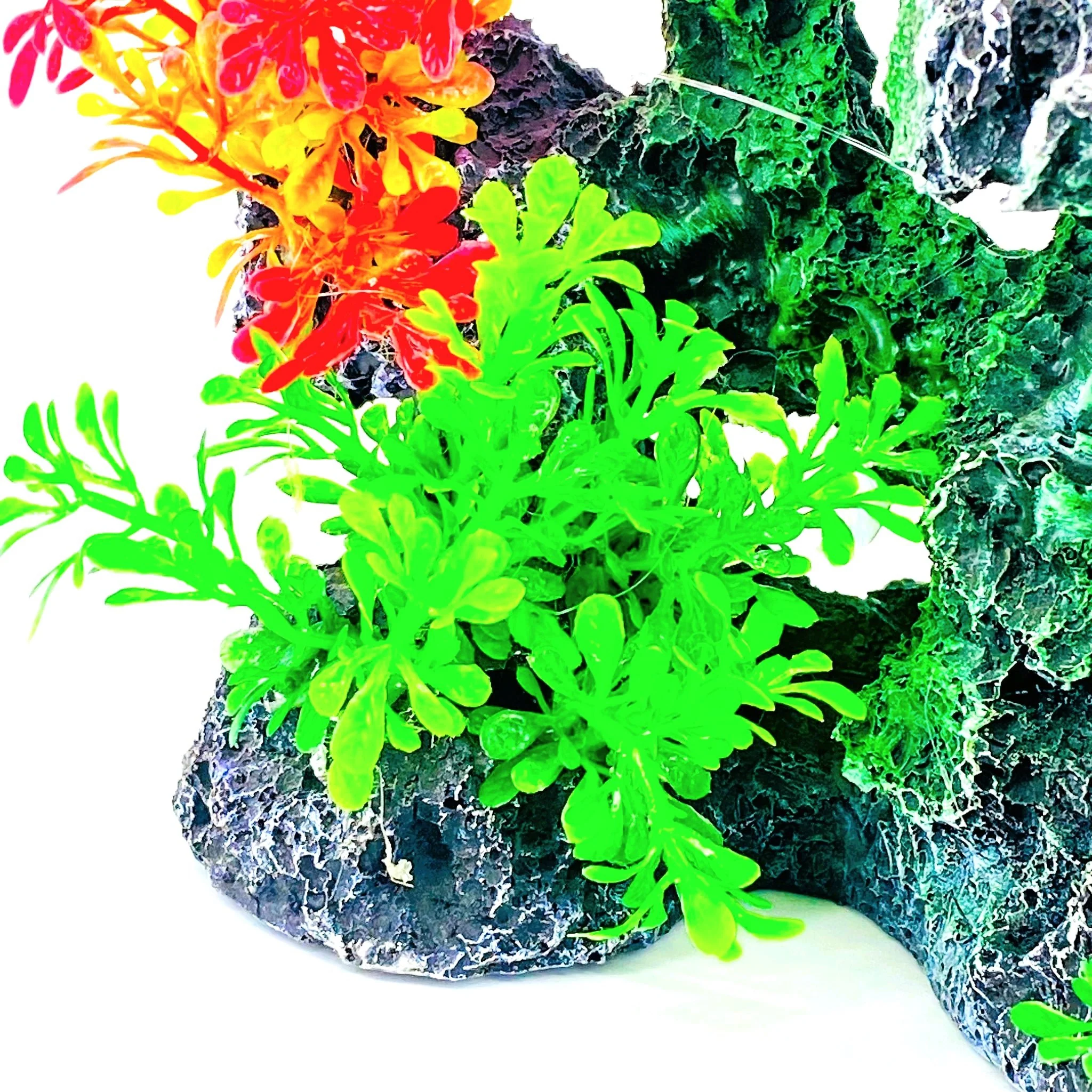 Zhen De Decoration - Rock Formation w/ Plants - 186LRG - Image 4