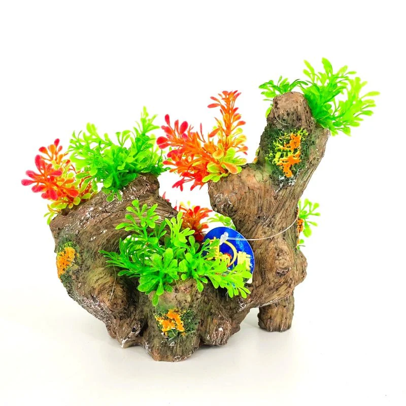 Zhen De Decoration - Wood w/ Leaves - 187MGR - Image 2