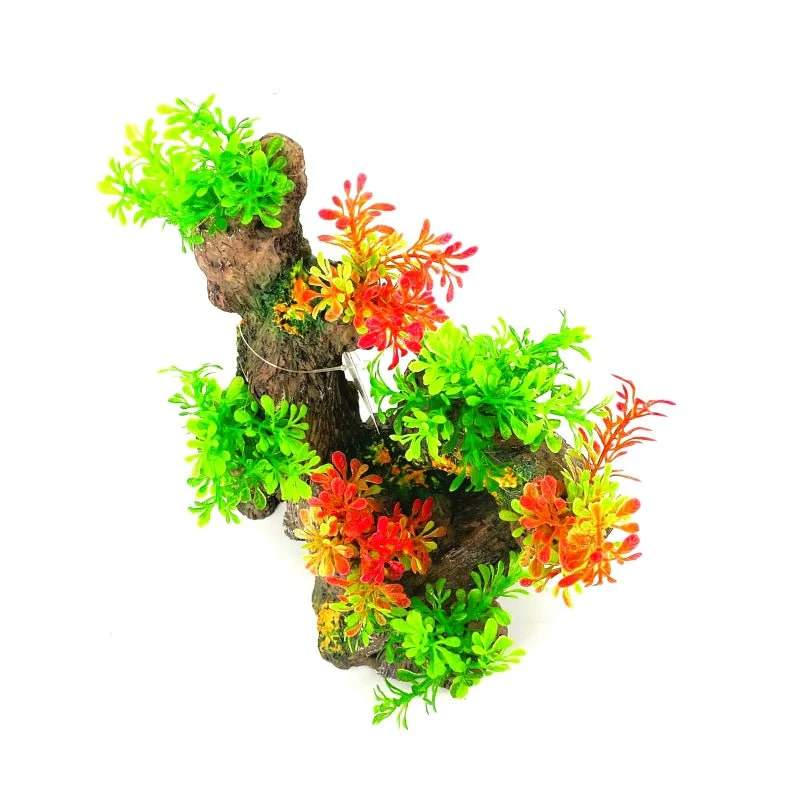 Zhen De Decoration - Wood w/ Leaves - 187MGR - Image 3