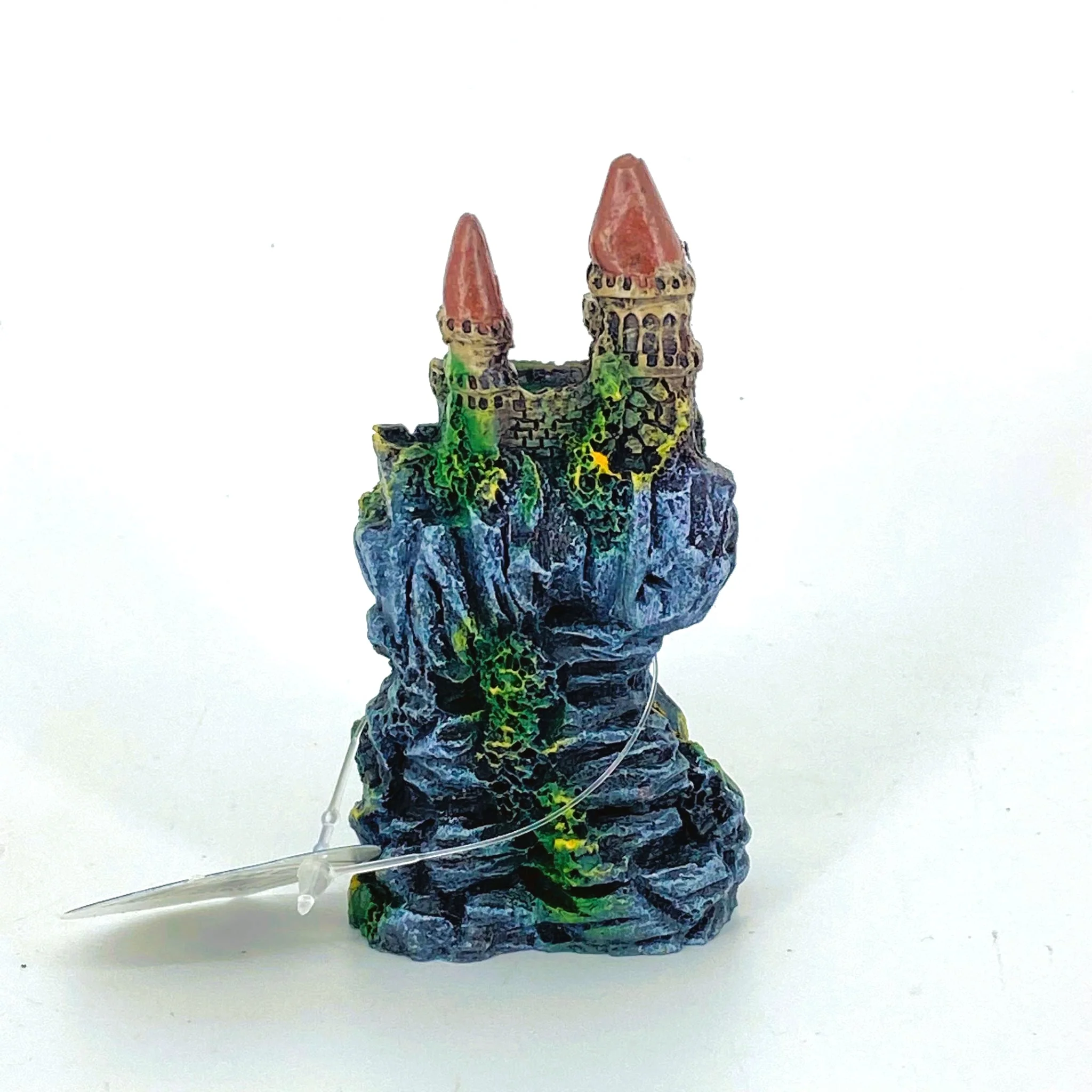 Zhen De Decoration - Mini Stone Keep w/ Spiral Stairs - 3206C - Image 3