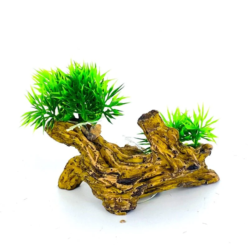 Zhen De Decoration - Wood w/ Plants - NIK01 - Image 3